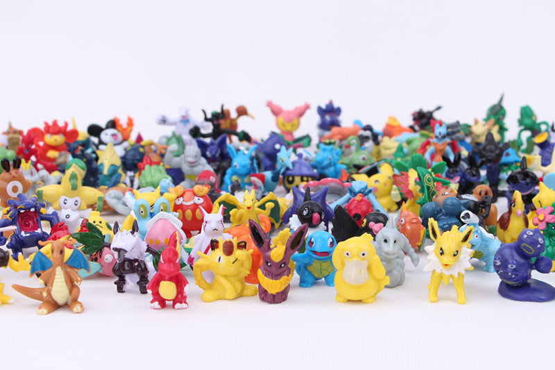 144 Style Pokemon Figure Toys Anime Pikachu Action Figure Model Ornamental Decoration Collect Toys For Children's Christmas Gift