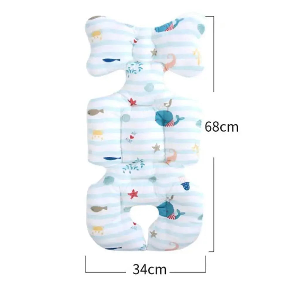 Baby Stroller Seat Pad Baby Car Seat Cushion Cotton Seat Pad Infant Child Cart Mattress Mat Stroller Accessories