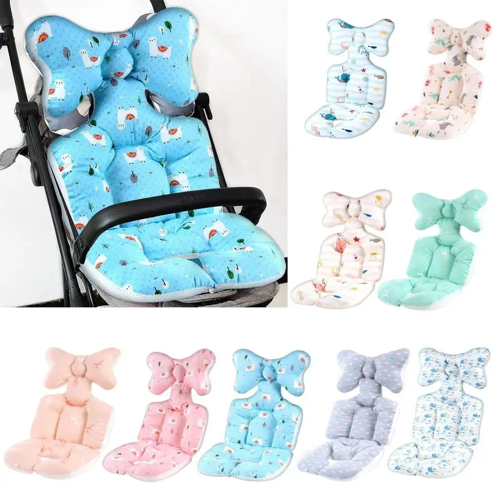 Baby Stroller Seat Pad Baby Car Seat Cushion Cotton Seat Pad Infant Child Cart Mattress Mat Stroller Accessories